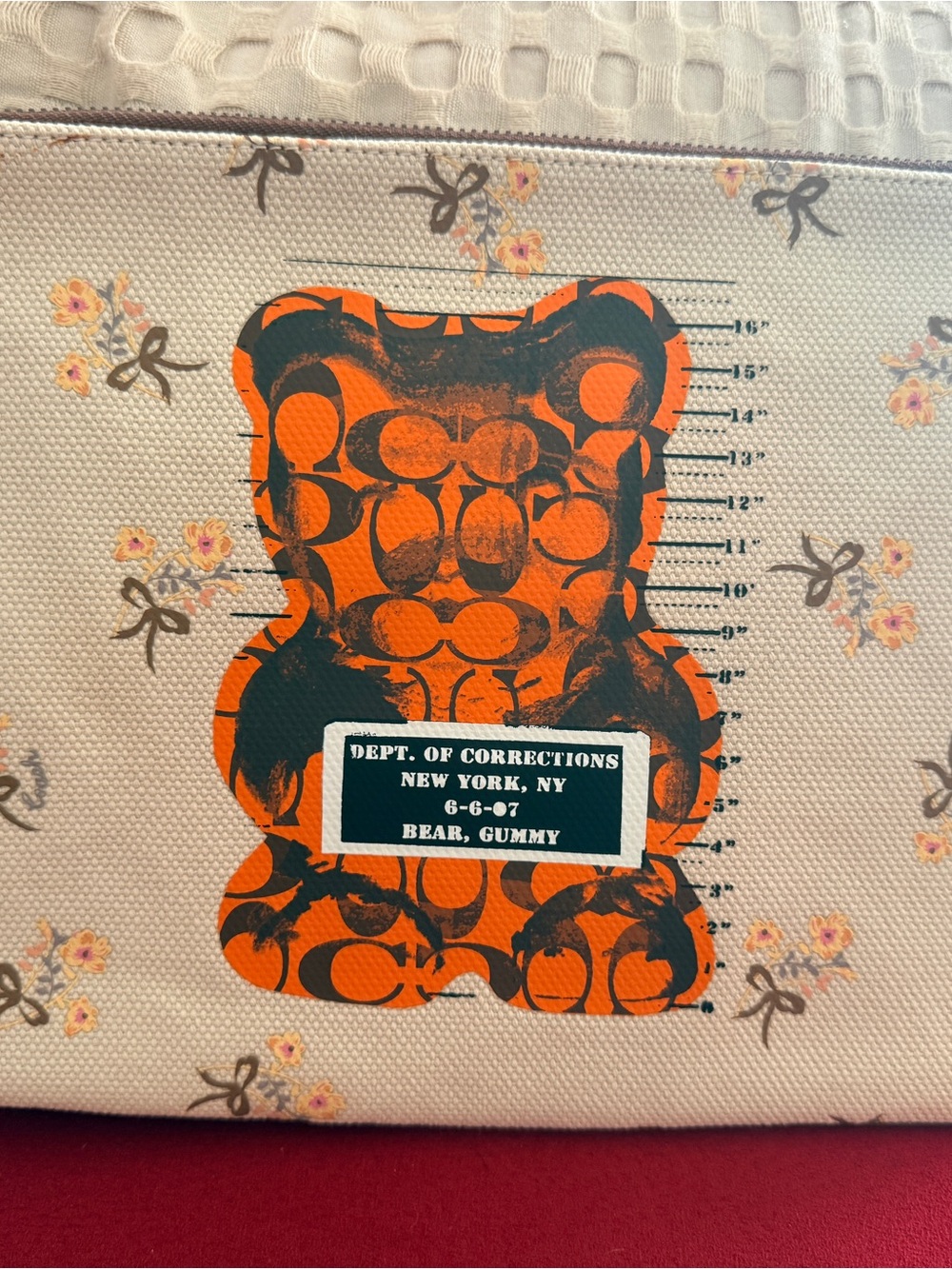 🍬🐻 Coach Bear Gummy Pouch ✨ Rare Statement Piece 🌸🤎